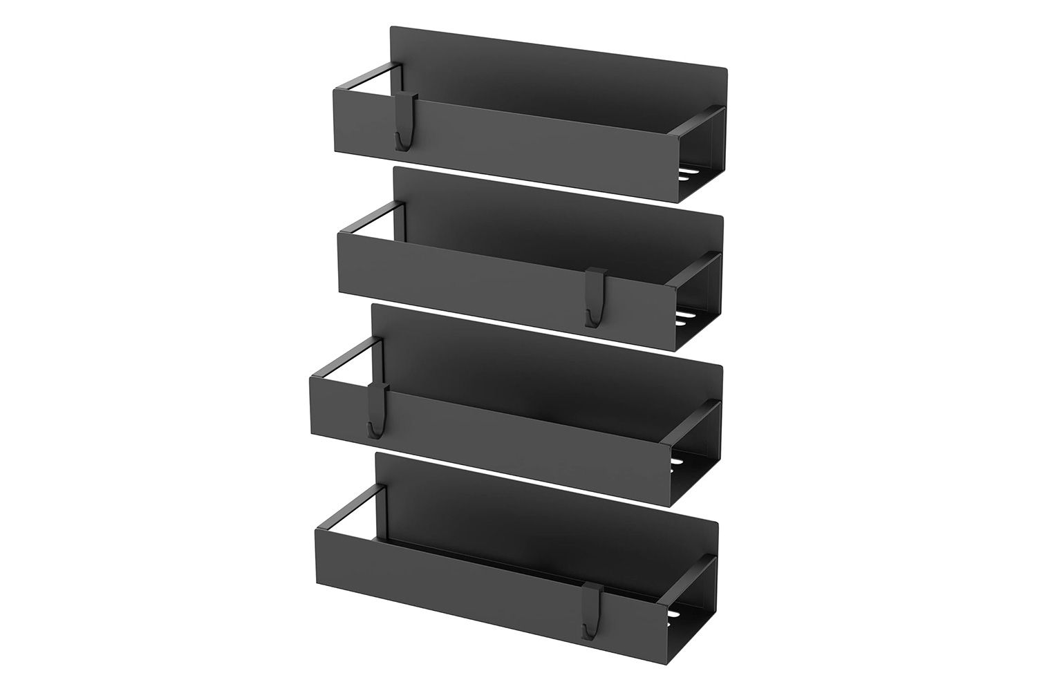 4 Pack Magnetic Spice Storage Rack