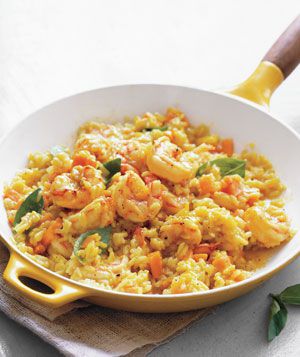 Curried Rice with Shrimp
