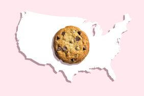 cookie on a map of the US: Most popular Christmas cookies, favorite cookies in America